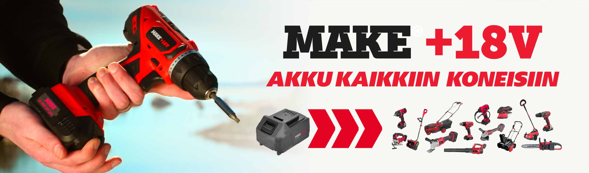 Make akkutyökalut