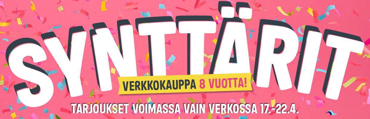 Verkkokaupan synttärit