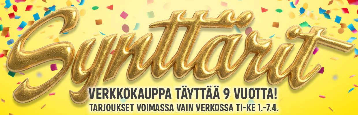 Verkkokaupan synttärit