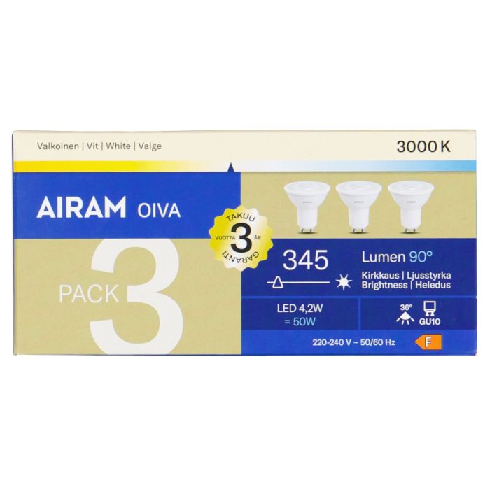Airam ljuskälla GU10 LED - Airam