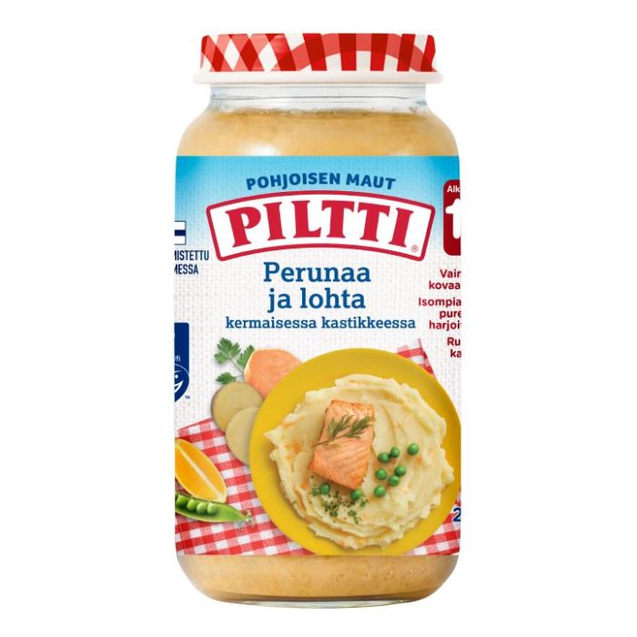 Piltti Piltti Pohjoisen maut 250g Perunaa ja lohta kermaisessa kastikkeessa