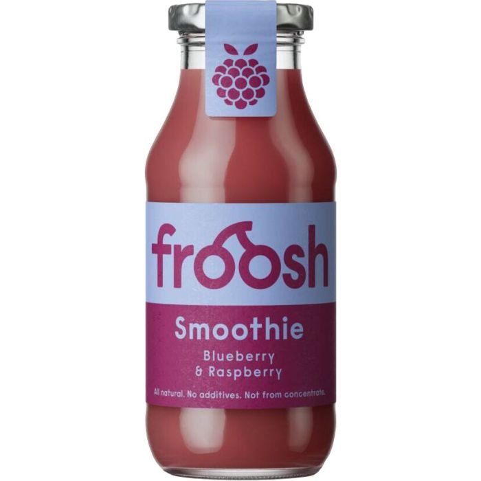 Froosh Smoothie Berrylicious 250 ml, Omena, viinirypäle, mustikka, vadelma