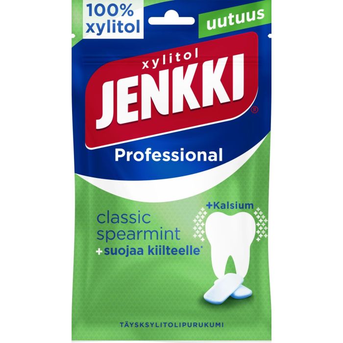 Jenkki Professional Classic Spearmint täysksylitolipurukumi 90g