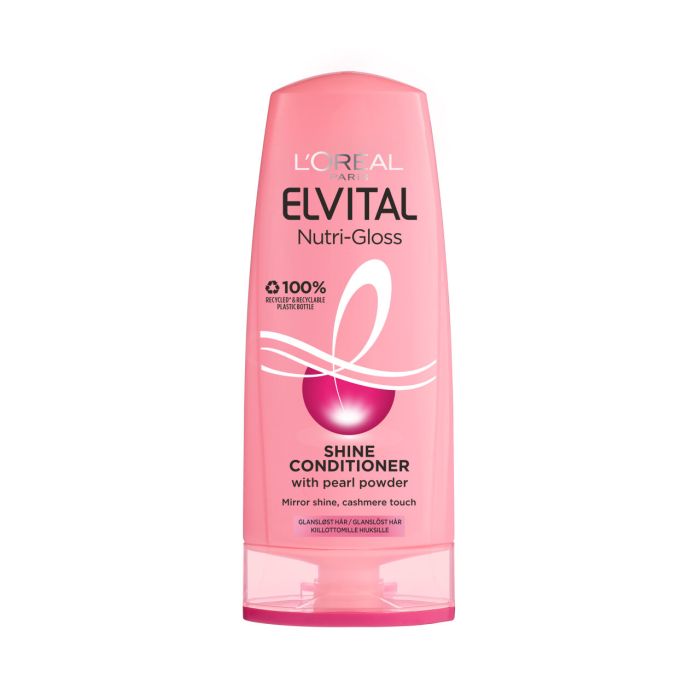 Elvital Nutrigloss hoitoaine kiillottomille hiuksille 200 ml