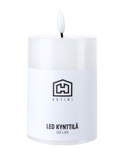 Paristotoiminen LED-kynttilä 7,5x10,5 cm, IP44