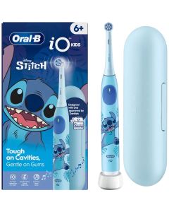 iO2 Kids 6+ Stitch s&auml;hk&ouml;hammasharja + matkakotelo