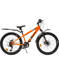 Hyper maastopyörä 7 vaihdetta 24" oranssi, 30 cm