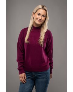 Naisten neule, viininpunainen