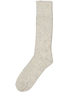 Naisten lahjasukka Rib, meleerattu harmaa 37-40