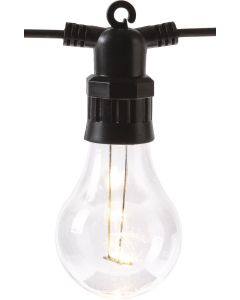 LED-valosarja 20 lediä, lämmin valkoinen, 19,5m, IP44