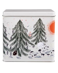 Ikimetsä-kahvipurkki 15x14x9 cm vaaleanharmaa