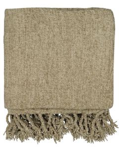Hapsullinen Chenille torkkupeite 130x170 cm vihreä