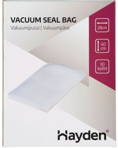 Vakuumipussi 28x40 cm, 40 kpl