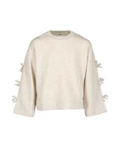 Nuorten collegepusero, meleerattu beige