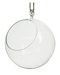 Sisustuspallo/kynttilälyhty Ø 12 cm, kirkas