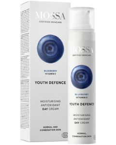 Mossa YOUTH DEFENCE Moisturising antioxidant päivävoide, 50ml