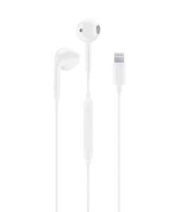 Capsule nappikuulokkeet MFI Lightning liit&auml;nn&auml;ll&auml;, valkoinen