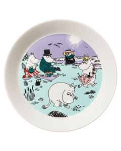Muumi lautanen 19cm Rantapäivä