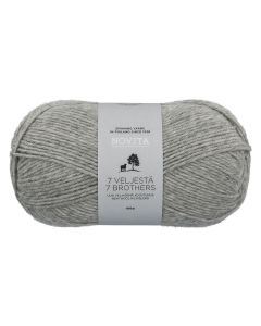7 Veljestä lanka 100 g kivi