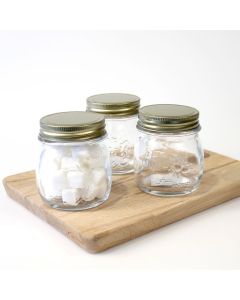 Lasipurkki kierrekorkilla 0,25 l