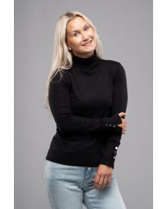 Naisten pooloneule, musta