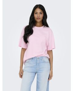 JDYCARLA naisten oversize t-paita, vaaleanpunainen