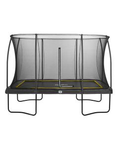 Trampoliini Comfort, kulmikas 366 x 244 cm, musta Salta