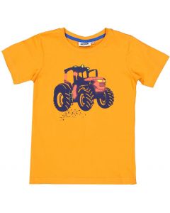 Lasten printti t-paita oranssi