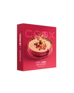 Coox silikoninen piirakka irtopohjavuoka Ø 26 cm punainen, lasipohja