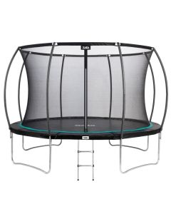 Trampoliini Cosmos &Oslash;366 cm, turvaverkko, tikkaat