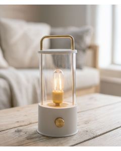 Ladattava LED-lyhty valkoinen