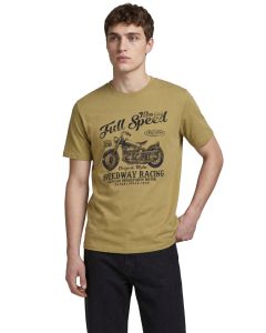 JREBMARIO miesten t-paita, khaki