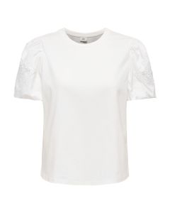 JDYUMA naisten t-paita, valkoinen