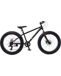 Rocky fatbike läskipyörä 7-vaihdetta 24" musta 35 cm