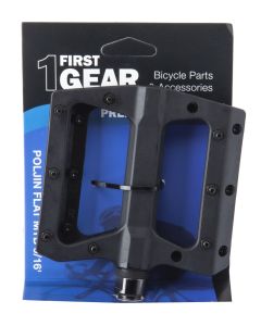 Poljin flat MTB 9/16' musta