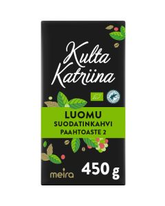 Kulta Katriina 450g Luomu suodatinjauhatus kahvi