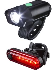 Polkupyörän USB-ladattava etu- ja takavalo