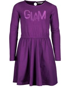 Lasten glittersomistettu kellohelmainen mekko violetti