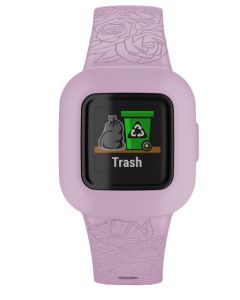 Vivofit jr. 3 aktiivisuusranneke, Pinkit kukat