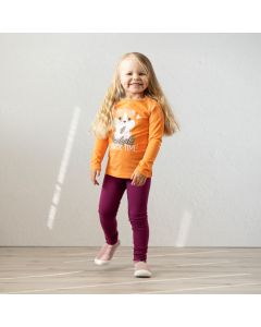 Lasten trikoopusero, oranssi