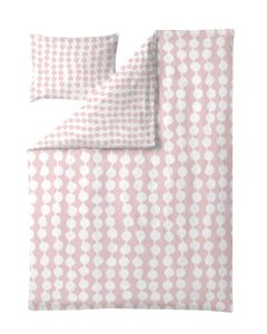 Pampula-pussilakanasetti 150x210cm vaaleanpunainen