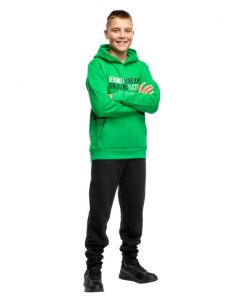 Lasten printti collegehuppari vihreä