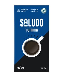 Saludo Tumma paahto suodatinkahvi RAC 450g