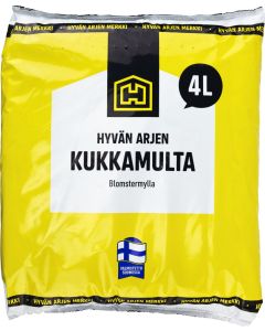 Kukkamulta 4 litraa