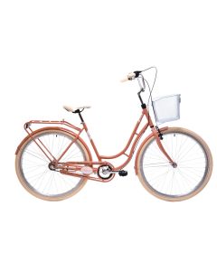 Hilma Deluxe polkupyörä 28" persikka 51 cm