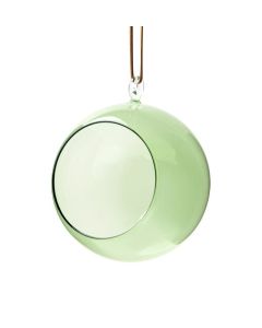 Sisustuspallo/kynttilälyhty Ø 12 cm, vihreä