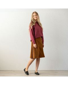 Naisten neule, vaaleanpunainen