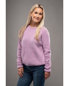 Naisten neule, vaalea lila