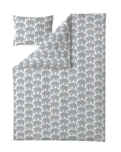 Elefantti Pussilakanasetti harmaa 150x210