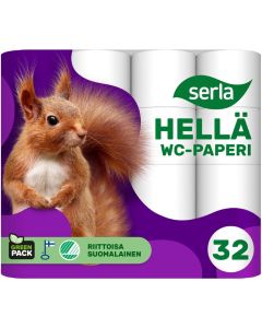 Hellä WC-paperi 32rl valkoinen